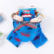 Funny Pet Halloween Costume – Puppy & Dog Clothes with Knife Accessory