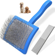 Pet Rake Brush & Straight Comb – Dog Grooming Tool