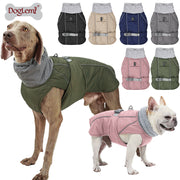 Pet Dog Clothes Thickened Dog Cotton Clothes Outdoor Waterproof Dog Clothes Jacket Vest Pet Supplies
