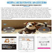 Interactive Owl Pet Toy – Moving Robot with Snack Dispenser, Sound & Camera