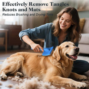 Pet Rake Brush & Straight Comb – Dog Grooming Tool