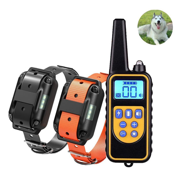 Dog Training Collar with Remote – Bark Control & Voice Command Stopper