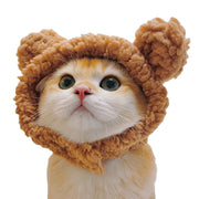 Funny Pet Hat – Lion, Rabbit, Frog & Bear Headgear for Cats & Dogs