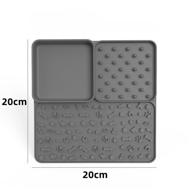 Portable Silicone Pet Feeding Mat | Non-Slip Waterproof Pet Food Tray
