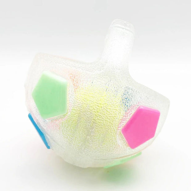 Durable Football & Tennis Ball Dog Toy – Squeaky Teething Relief