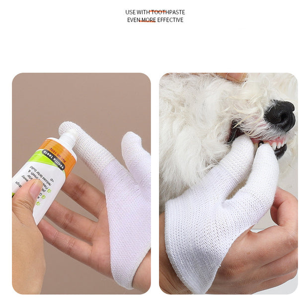 Gentle Dog & Cat Teeth Cleaning Finger Cover