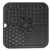 Silicone Pet Lick Pad with Suction Cups & Scraper – Slow Feeder Mat for Dogs & Cats