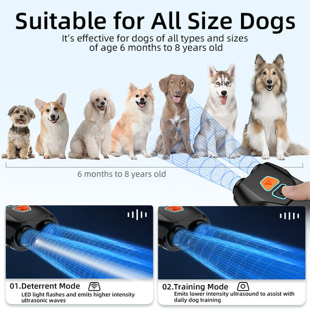 High-Power Ultrasonic Portable Dog Repeller