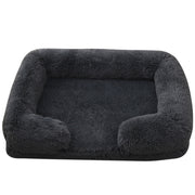 Doghouse & Cathouse Plush Round Pet Bed
