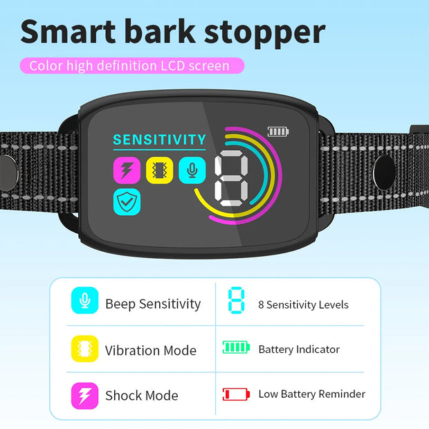 A.I.Smart Automatic Anti Barking Dog Collar