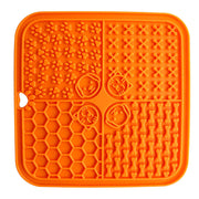 Silicone Pet Lick Pad with Suction Cups & Scraper – Slow Feeder Mat for Dogs & Cats