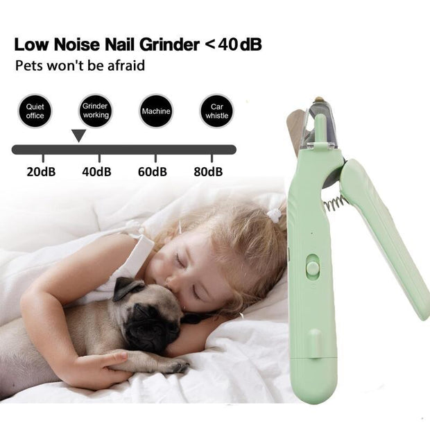Professional Pet Nail Clippers with LED - Safe Dog & Cat Tool