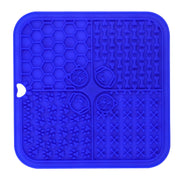Silicone Pet Lick Pad with Suction Cups & Scraper – Slow Feeder Mat for Dogs & Cats
