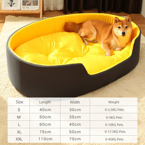 Dog Bed Pet Nest – Soft Cat Mat & Pet Cushion for Comfortable Sleep