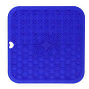 Silicone Pet Lick Pad with Suction Cups & Scraper – Slow Feeder Mat for Dogs & Cats