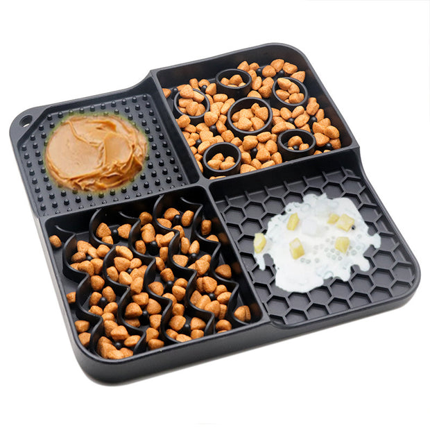 Portable Silicone Pet Feeding Mat | Non-Slip Waterproof Pet Food Tray