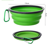 Outdoor Portable Folding Bowl with Keychain