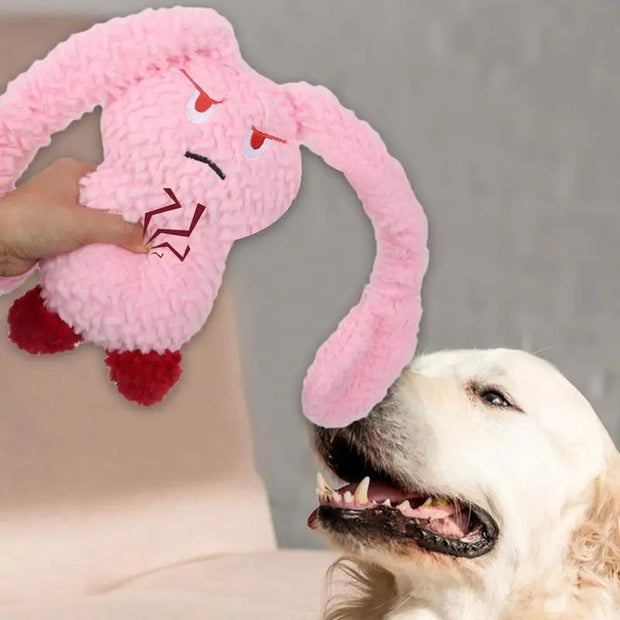 Bunny Squeaky Pet Plush Chew Toy for dogs.