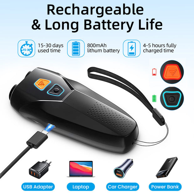 High-Power Ultrasonic Portable Dog Repeller