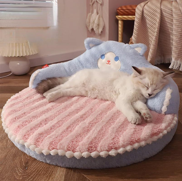 High Backrest Pet Pad for Cats & Dogs