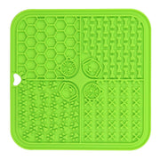 Silicone Pet Lick Pad with Suction Cups & Scraper – Slow Feeder Mat for Dogs & Cats
