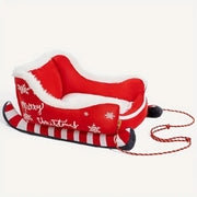 Christmas Sled Pet Bed – Festive Elk Kennel for Dogs
