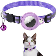 Reflective Dog Collar with AirTag Holder -UK Pet Safety
